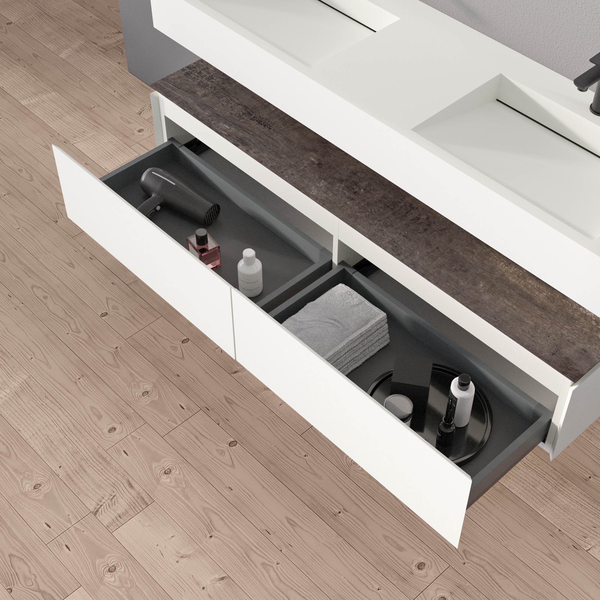 Meuble salle de bain SPRING 1500
