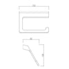 Bernstein toilet paper holder TPH601