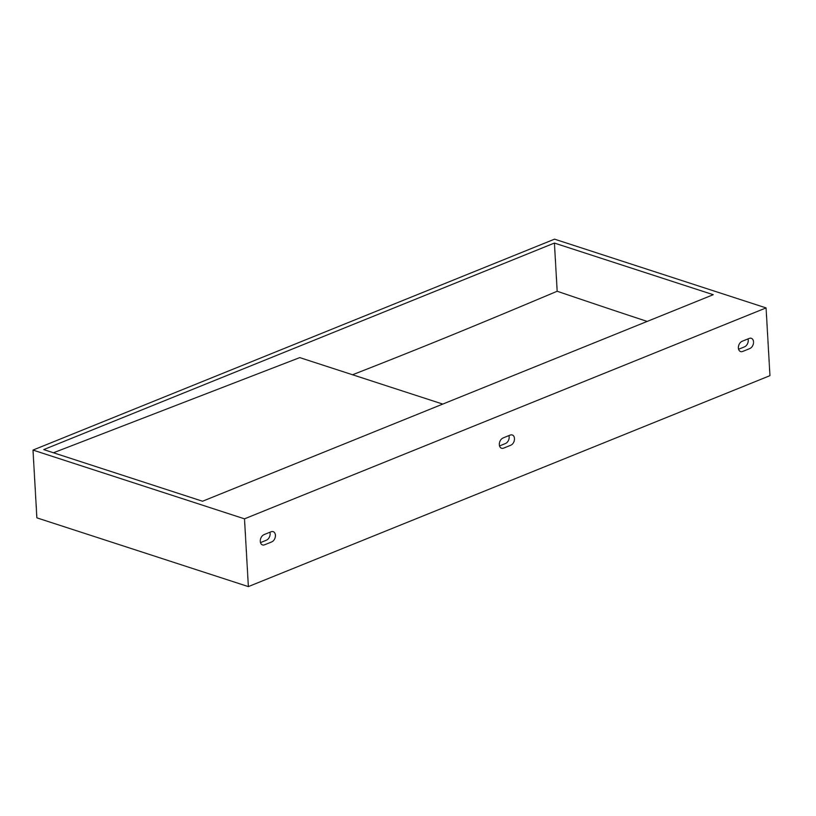 TWG222 wandwastafel in mineraal gietwerk