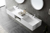 Wall Mounted Double Basin TWG235 made of solid stone