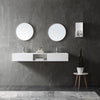 Wall Mounted Double Basin TWG235 made of solid stone