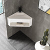 Wall-mounted washbasin Corner washbasin TWG70 in mineral cast