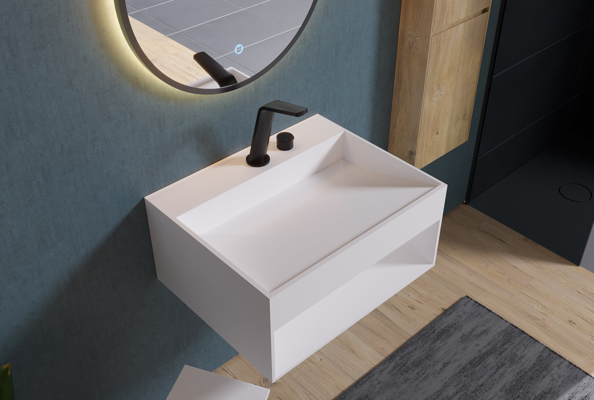 Wall-mounted washbasin TWG71