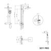 Colonne de douche thermostatique 3011 PRO