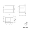 Meuble salle de bain AVA 60 cm