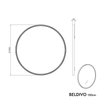LED badkamerspiegel BELDIVO rond - 120 cm