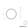 LED badkamerspiegel BELDIVO rond - 60 cm