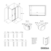 Paroi de douche DX806A FLEX