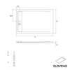 Duravit douchebak vlak Eloveno