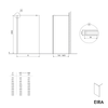 Walk-In Dusche EIRA - Milchglas 8 mm und 10 mm