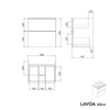 Vanity unit LAVOA 60 cm