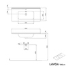Wastafelonderbouw LAVOA 100 cm