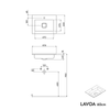 Vanity unit LAVOA 60 cm