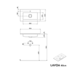 Vanity unit LAVOA 80 cm