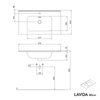 Meuble salle de bain LAVOA 80 cm