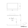 Bathroom furniture vanity unit LAVOA 80 cm