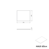 Wastafelkast MAUI 60 cm