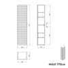 Bad hoge kast MAUI 171 cm