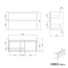 Meuble salle de bain VIREO 100 cm