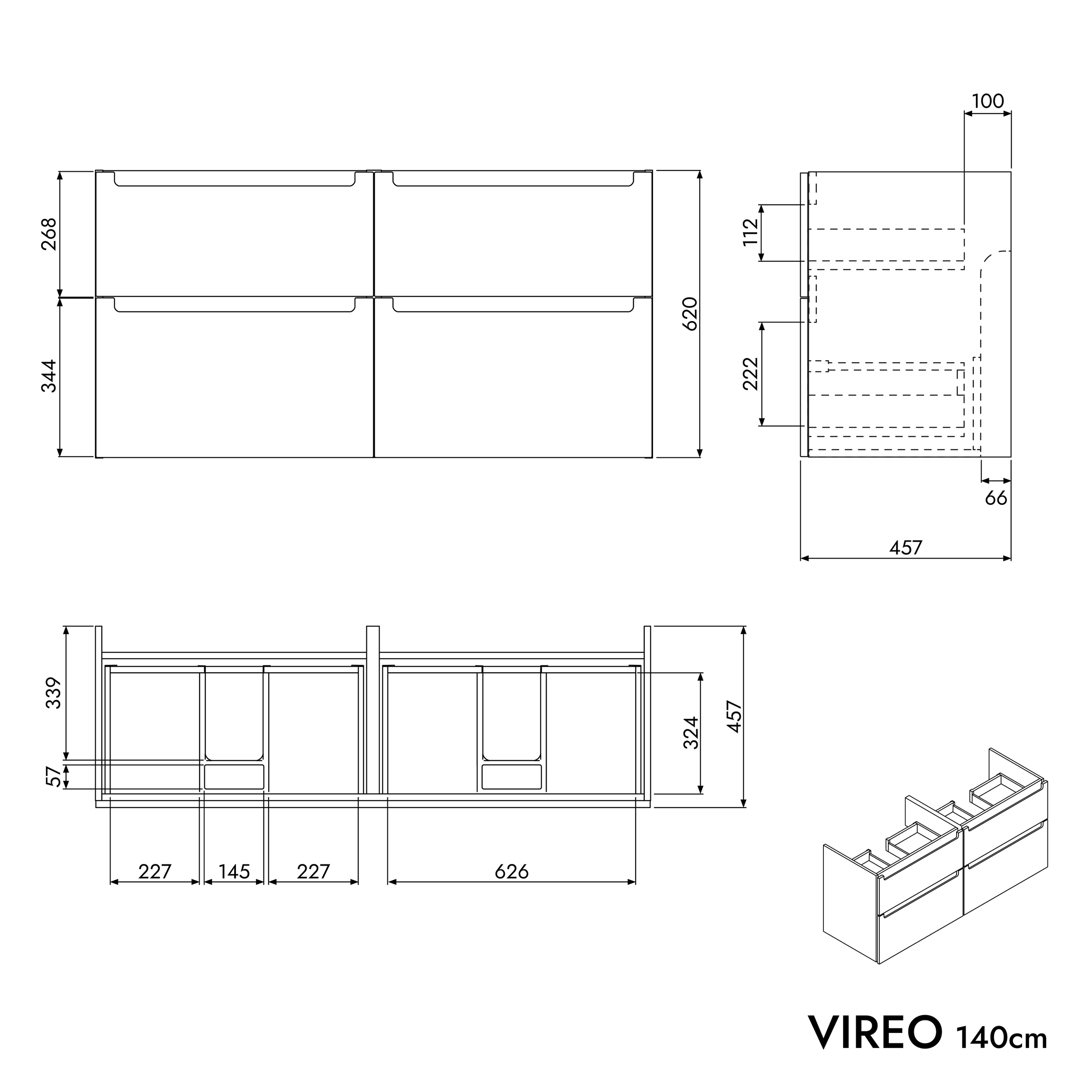 Meuble salle de bain VIREO