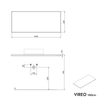 Meubles de salle de bains Armoire basse VIREO 160 cm