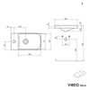 Badmeubelset VIREO 40 cm met wastafel