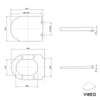 WC suspendu sans rebord VIREO