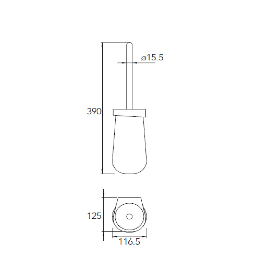 Brosse WC SDETBH