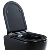 Abattant WC universel U2019 - fonction Softclose - Noir brillant