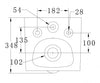 WC-Komplettpaket 46:  WC B-8030R Schwarz matt