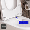 Duravit Wand-WC 540 mm Mino Weiß glänzend inkl. WC Deckel - verdeckte Befestigung