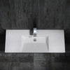 Cast marble wall-mounted washbasin BS6036