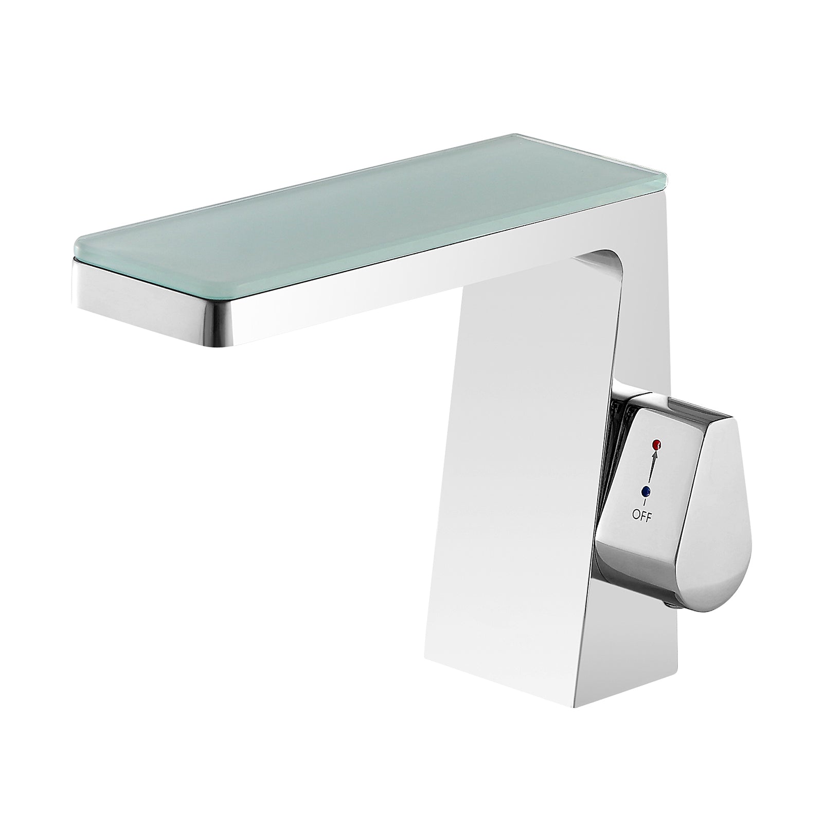 Waterfall Basin Mixer Tap with Glass Cover NT7320