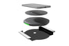 Wireless Qi substructure charging station