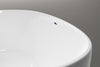 Freestanding bathtub BELAQUA 2.0 acrylic white shiny