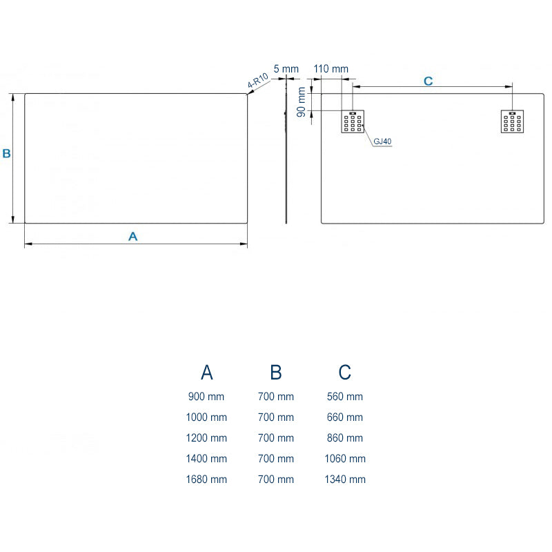 Bathroom mirror Wall mirror 2137 Rectangular