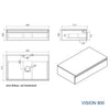 Badkamermeubel onderkast Vision 800