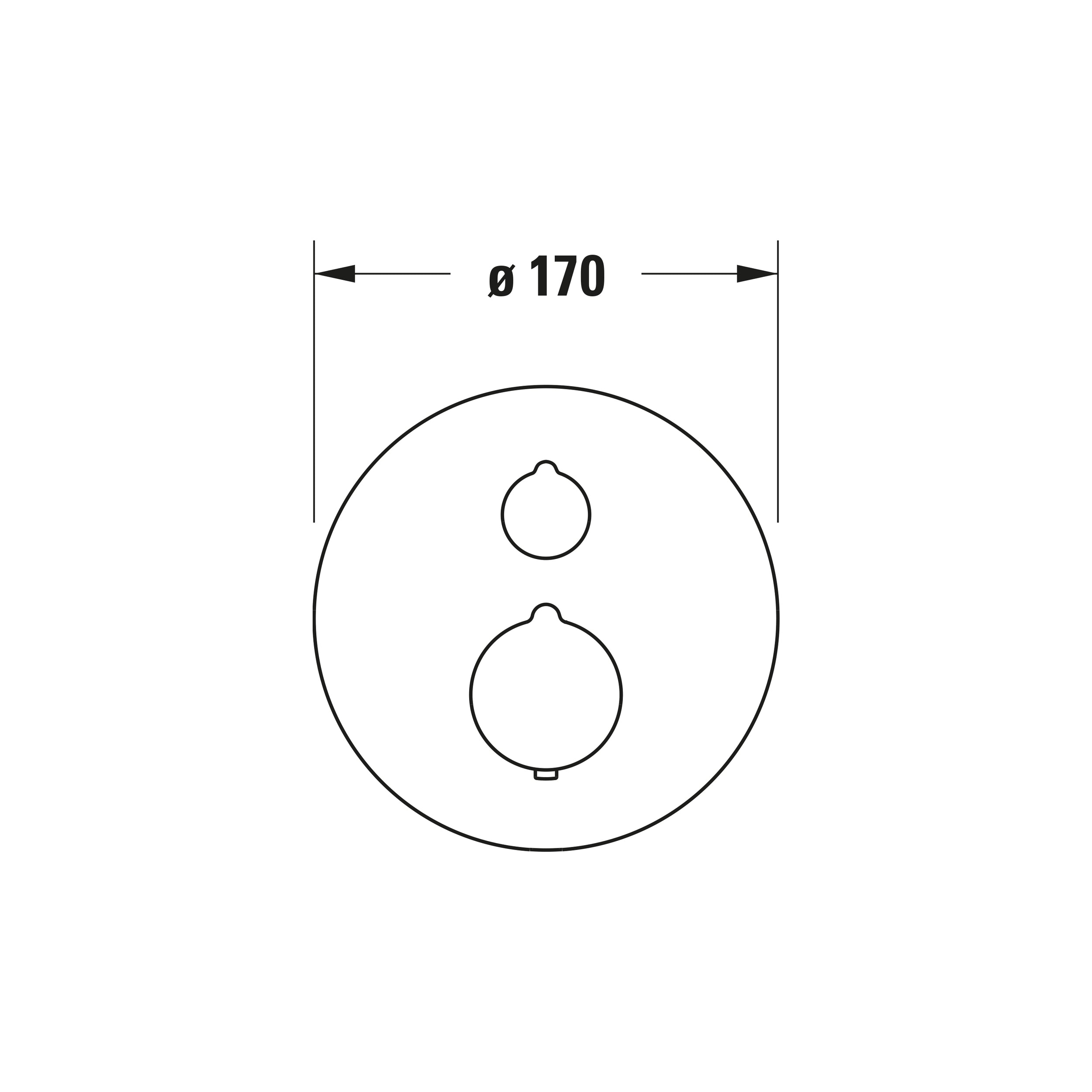 Duravit C.1 Unterputz Duschsystem mit Regendusche - inkl. Handbrause und Wandanschlussbogen