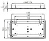 Tête de douche XXL encastrable DPG5030