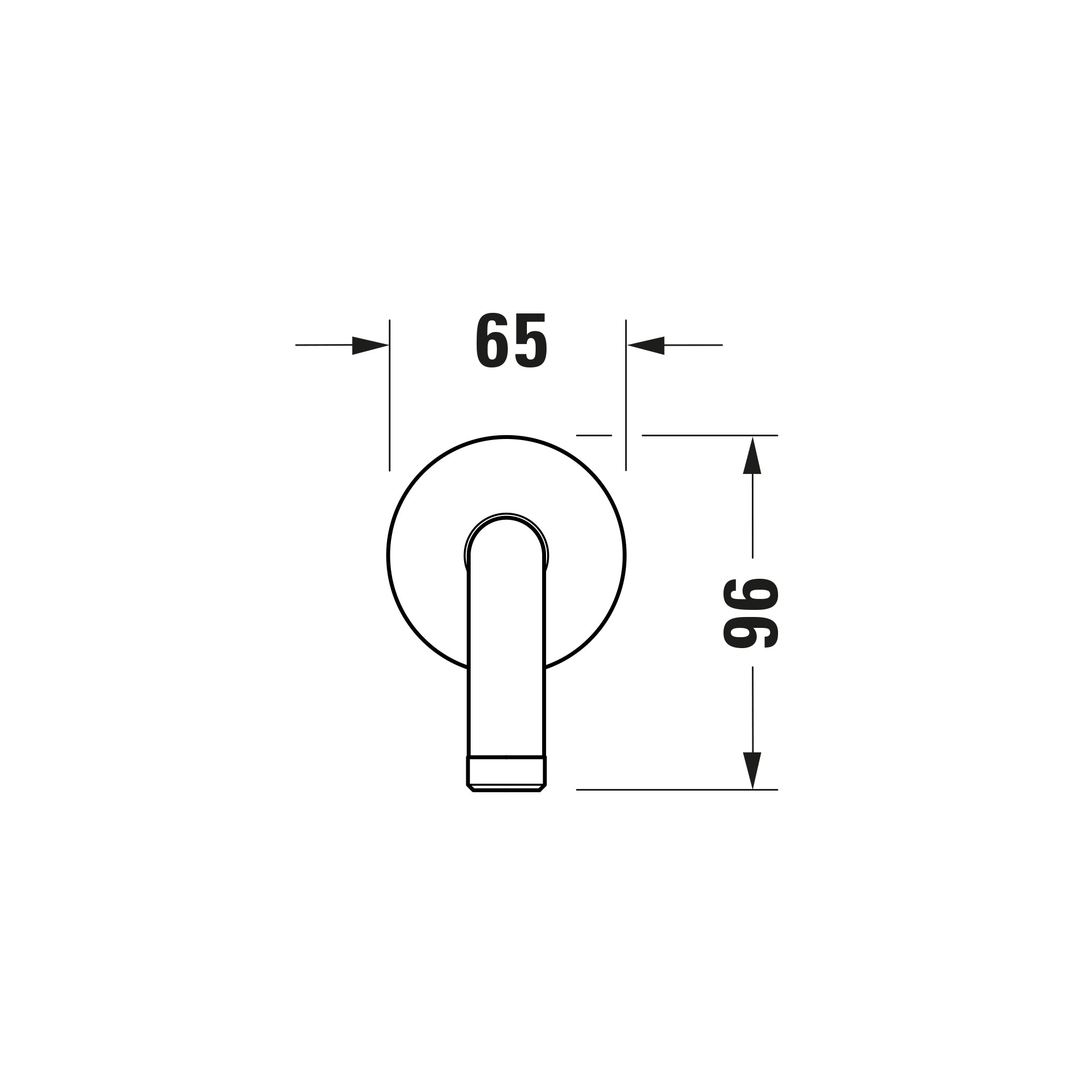 Robinetterie de douche encastrée Duravit Tulum avec douche à effet pluie en noir mat - bras de douche & Bluebox inclus