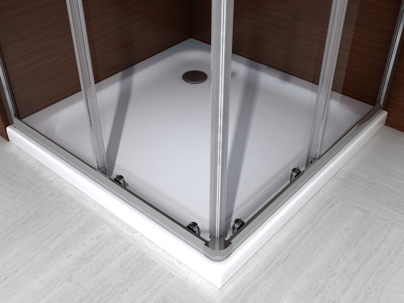 Shower enclosure corner shower sliding doors EX506