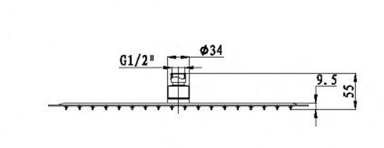 SEDAL Thermostatic Shower system 8921B  Basic