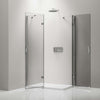 Shower cabin corner from 8mm thick tempered safety glass NANO transparent DX407 - width selectable 