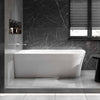 Semi freestanding space-saving bath NORA CORNER Acrylic