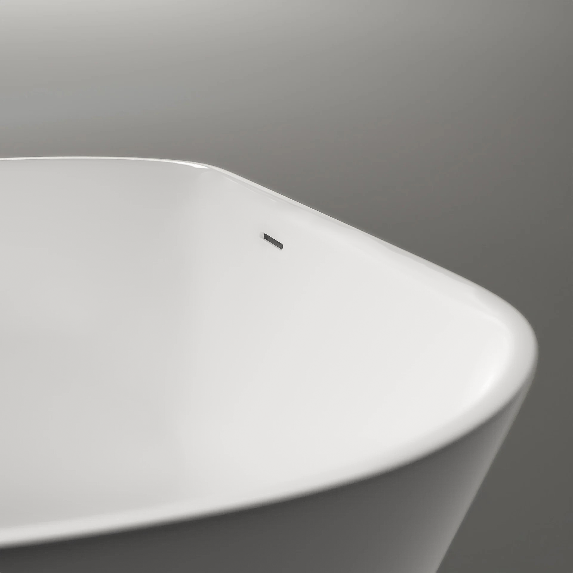 Freestanding bath tub ROMA 2.0 acrylic white matt