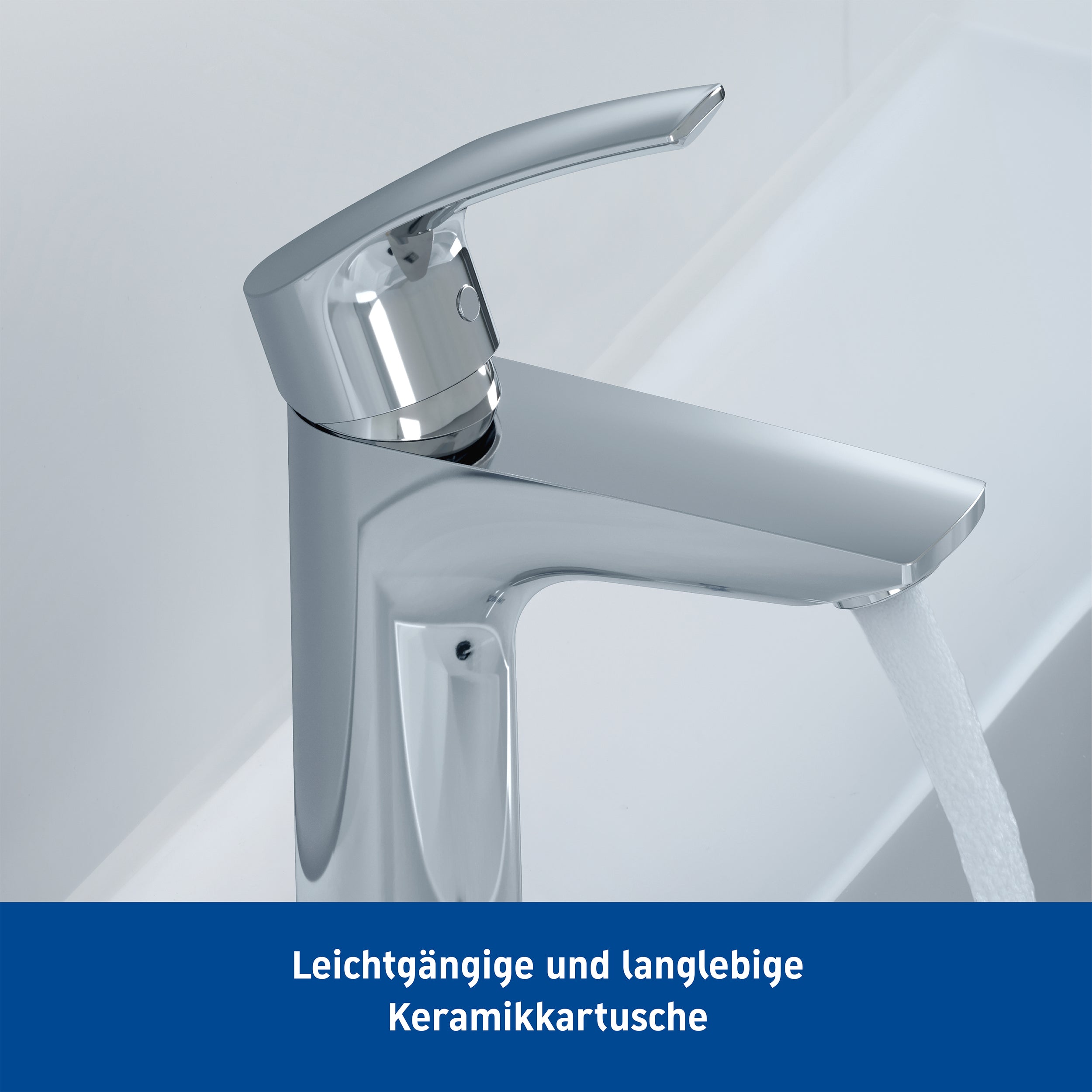 Duravit DuraVelez wastafelmengkraan, 27,2 cm (maat L), chroom