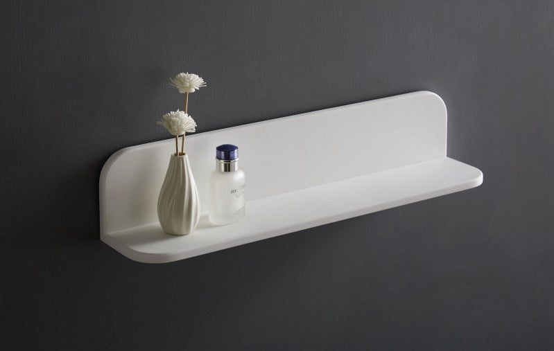 Bathroom wall shelf PB4201 - mineral casting - 60x12x12 cm