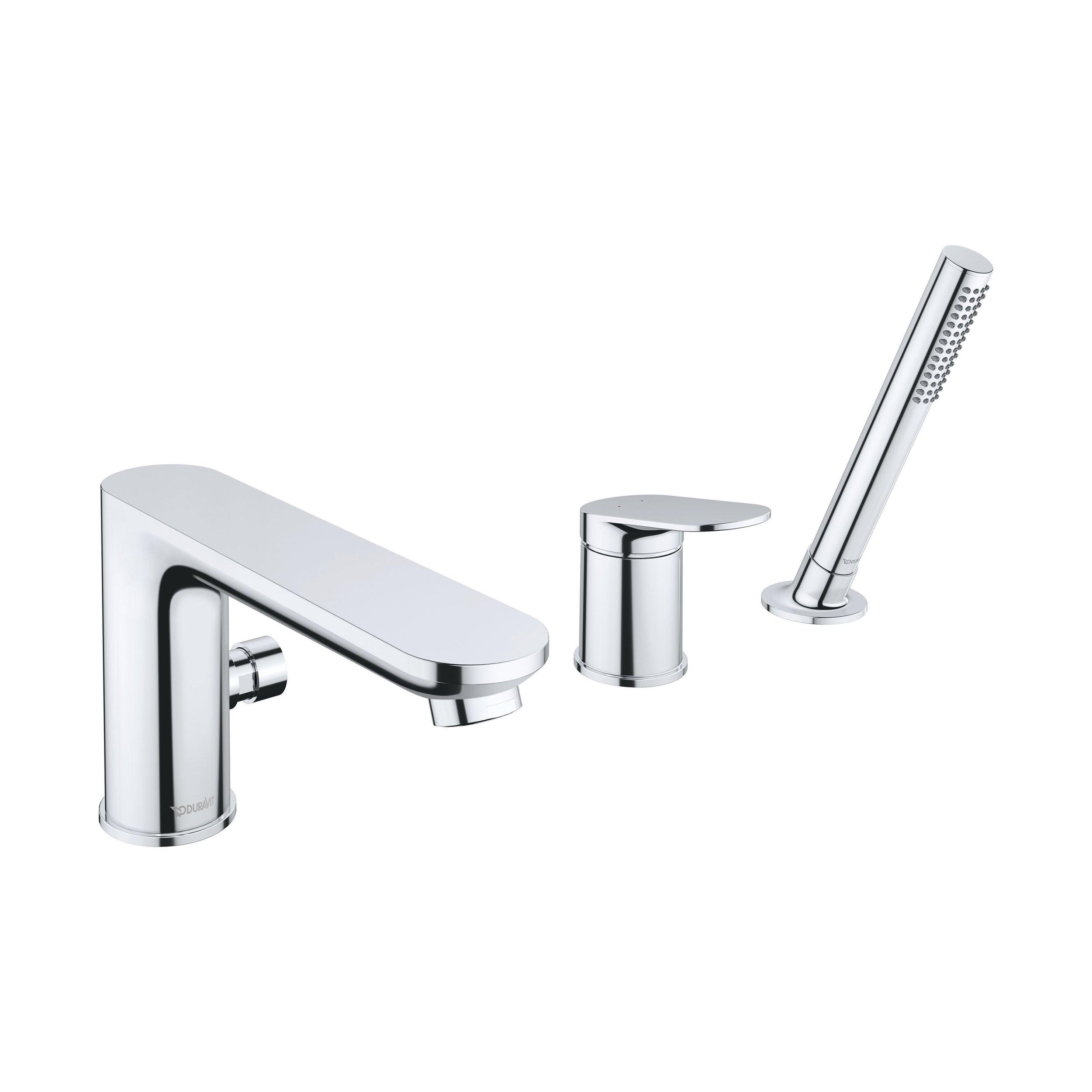 Duravit robinetterie sur baignoire Wave 3 trous - Couleur au choix