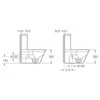 Stand-WC mit Spülkasten CT1099