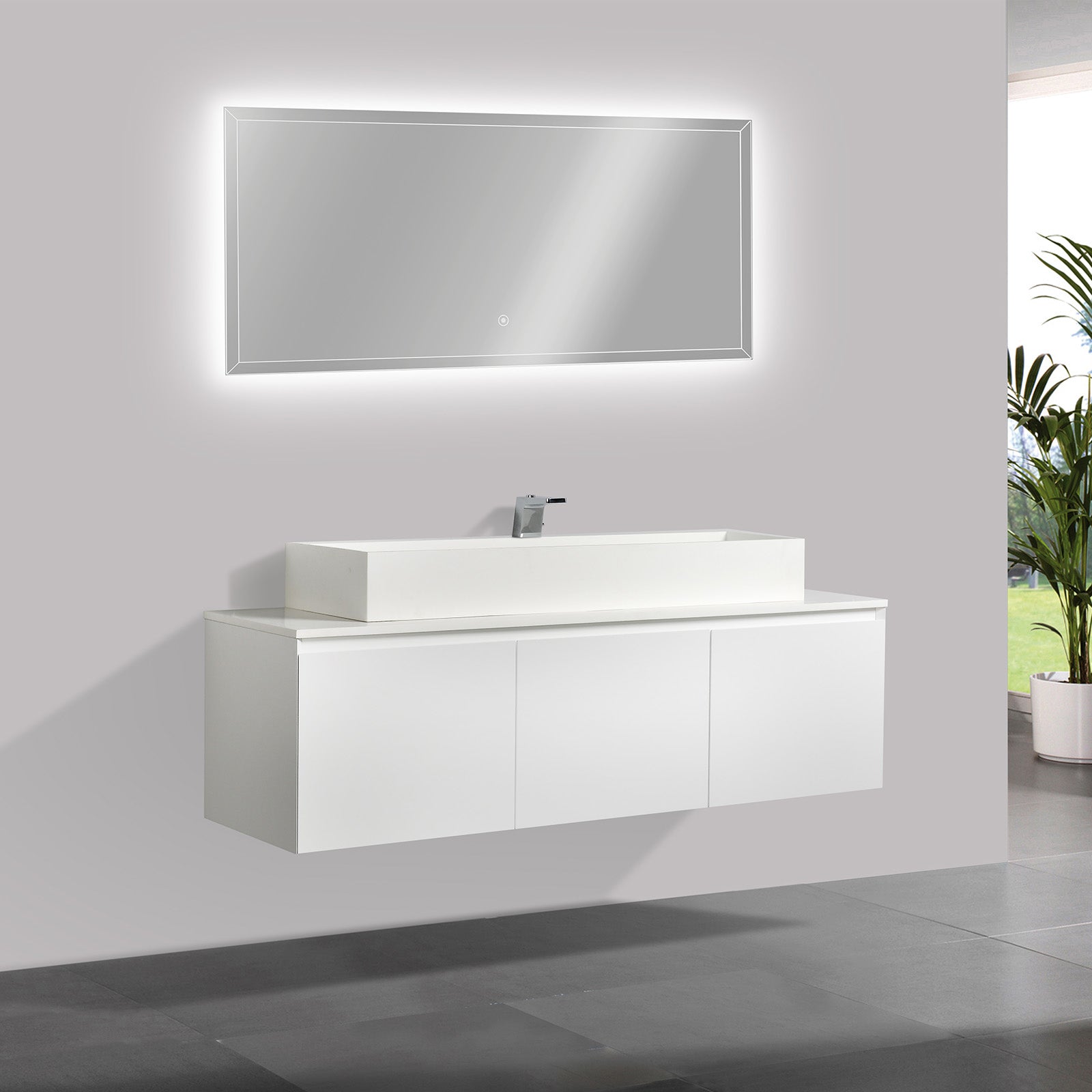 Meuble sous-lavabo Luna 1600